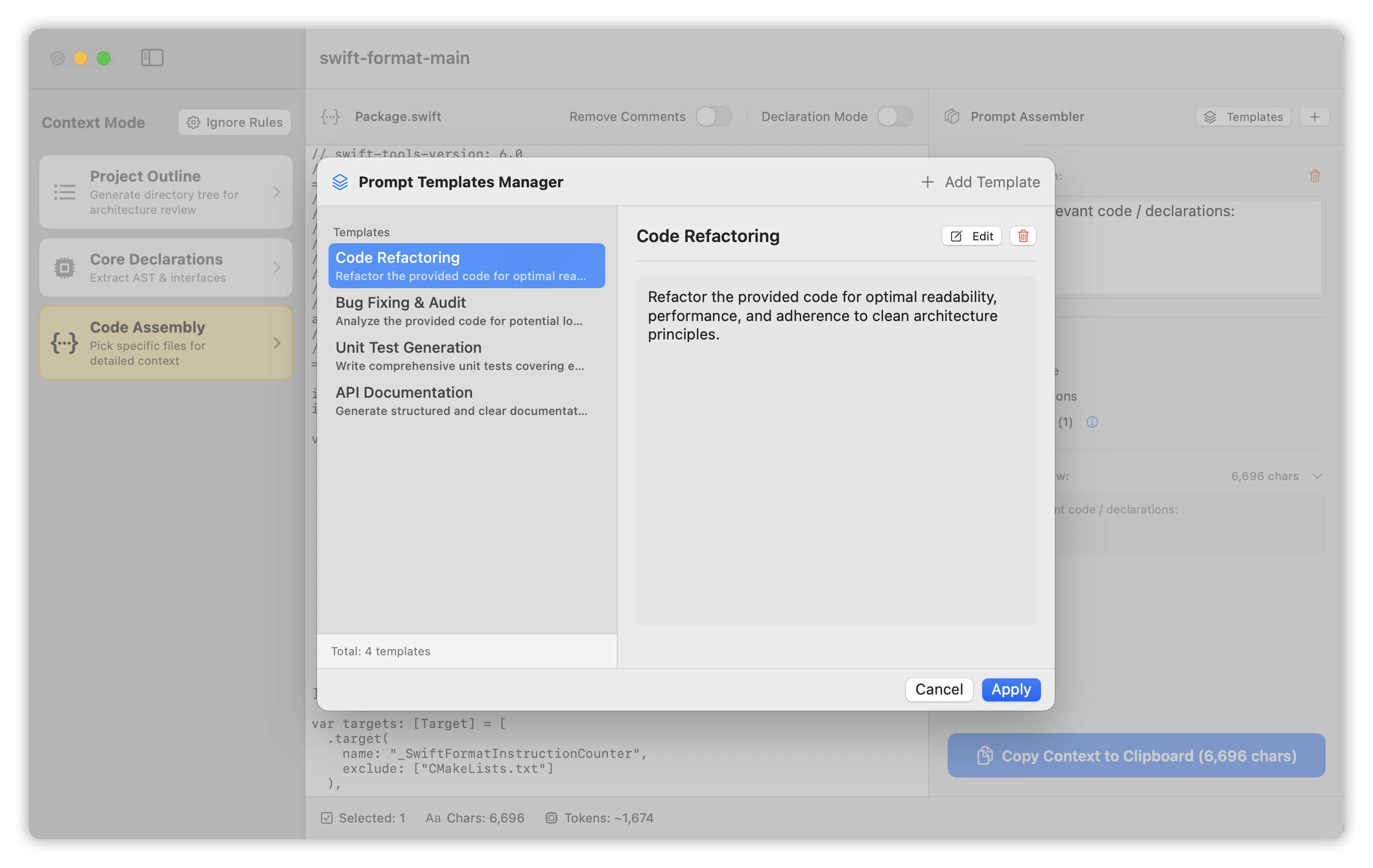Prompt Templates