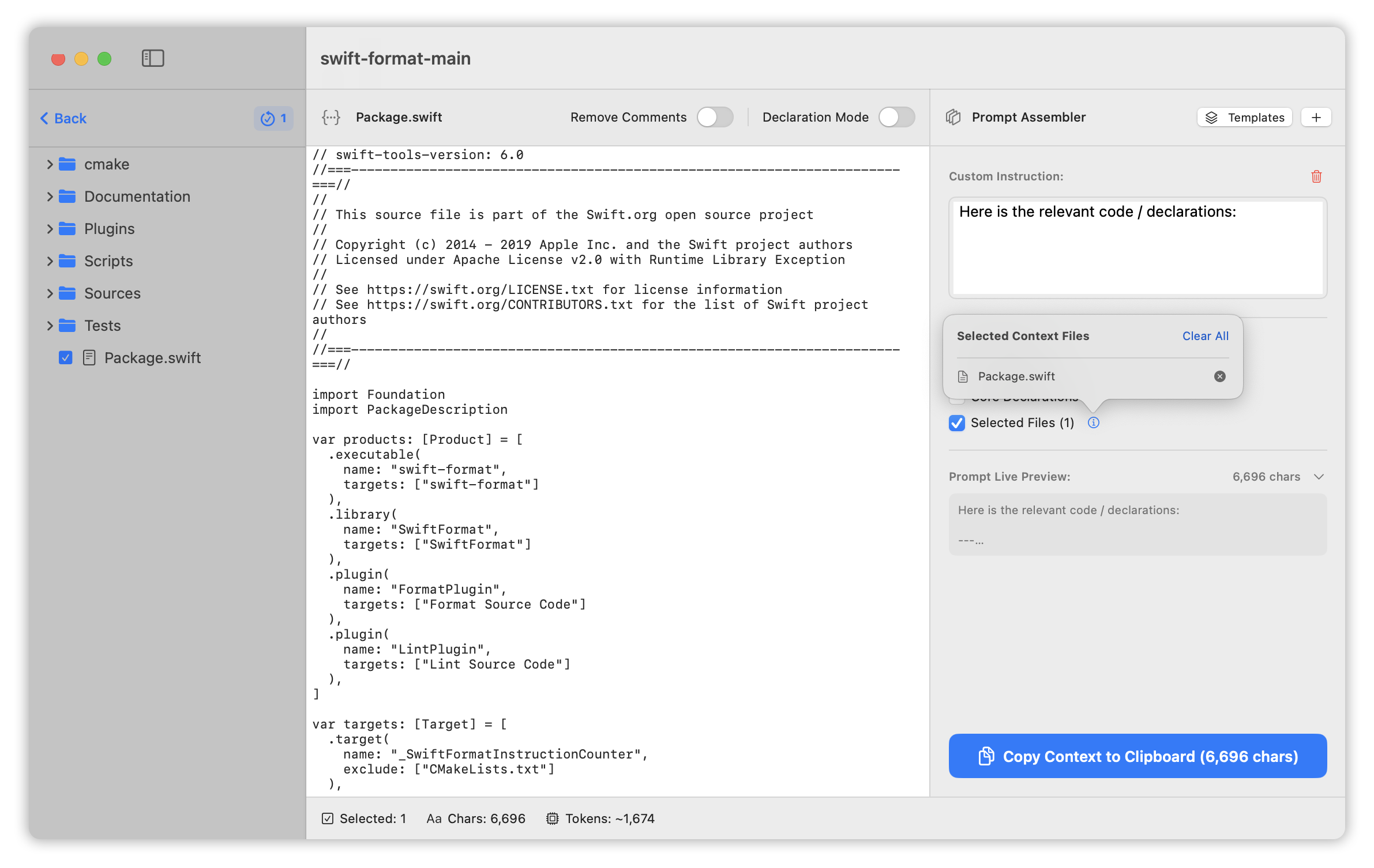 Code Assembly